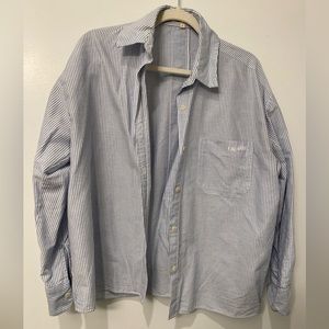 Djerf Avenue Breezy Shirt, Size S